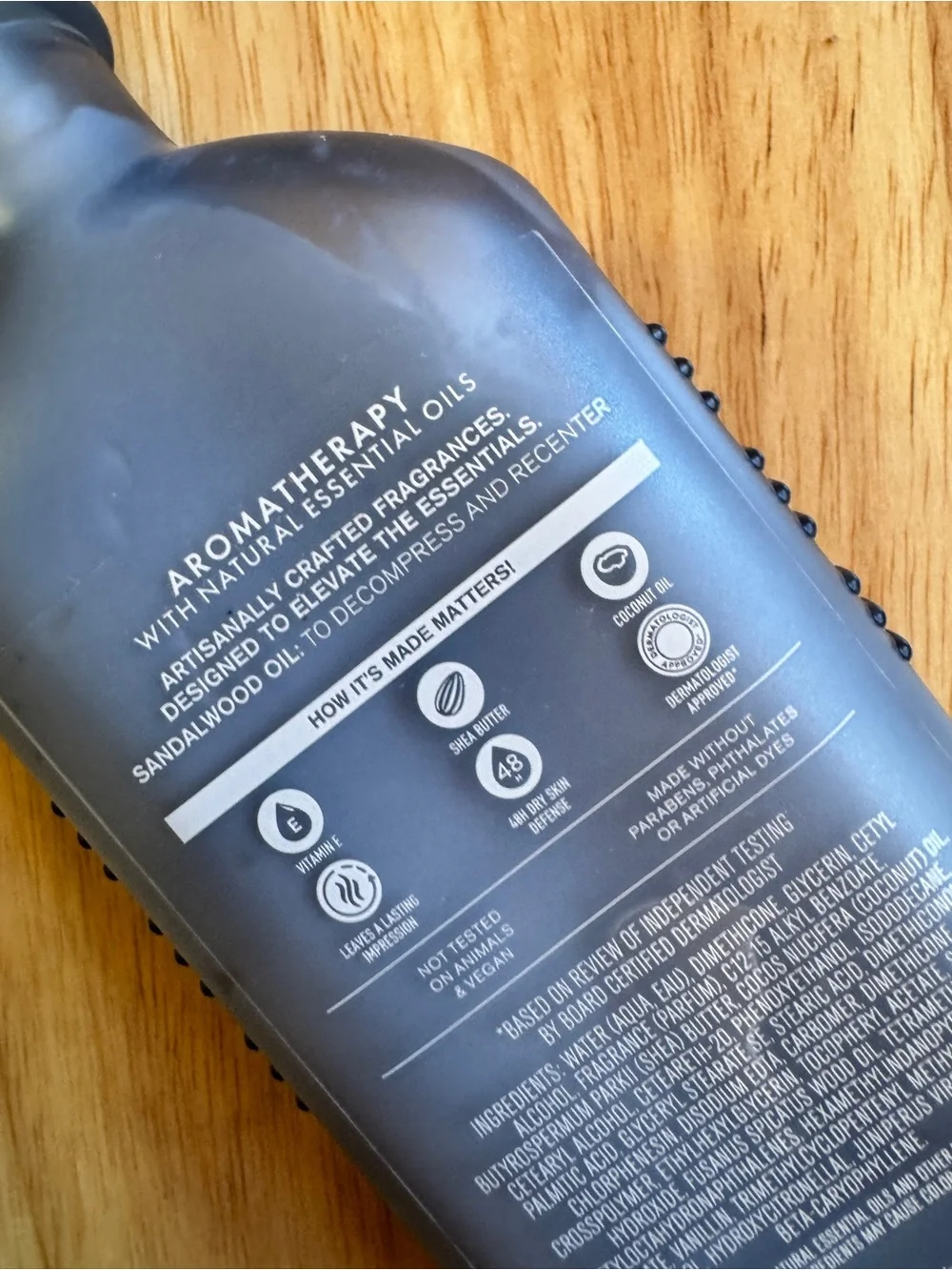 Bath & Body Works Sandalwood Body Lotion - Blue Gray Bottle